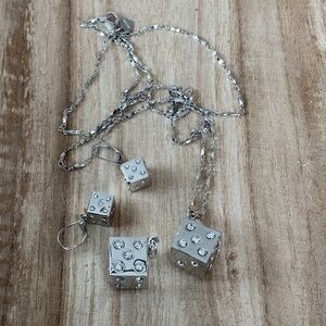 Cookie Lee Dice Necklace